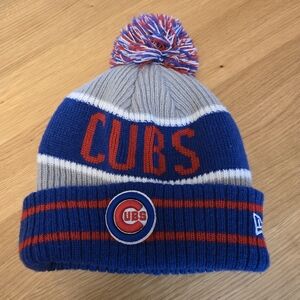 New Era Cubs Beanie - Blue, Gray, Red